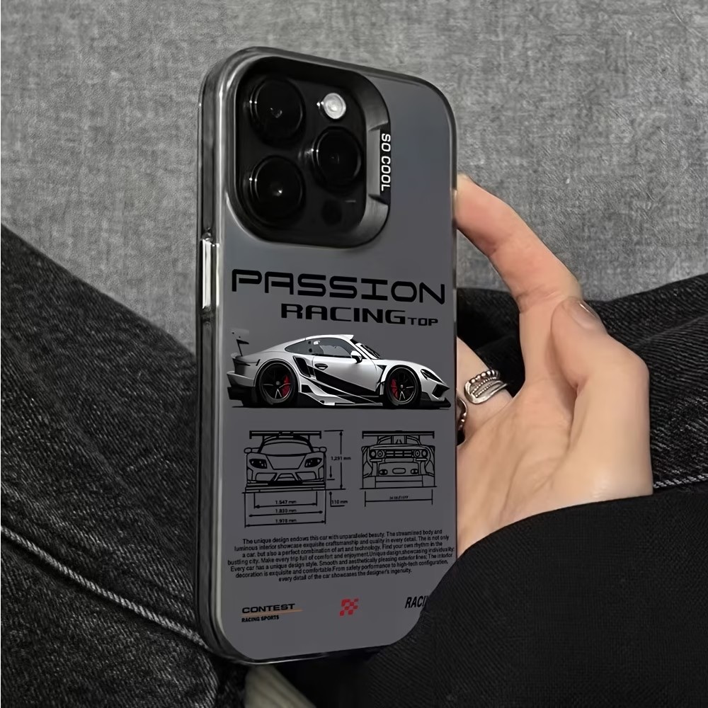 Mini Pc Case - Cool Racing Style Lines Phone Case