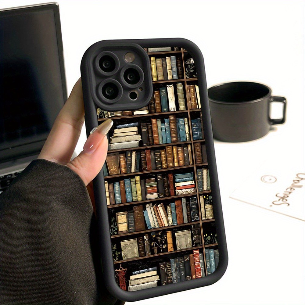 Computer Case - Book Shelf Creative Pattern Phone Case